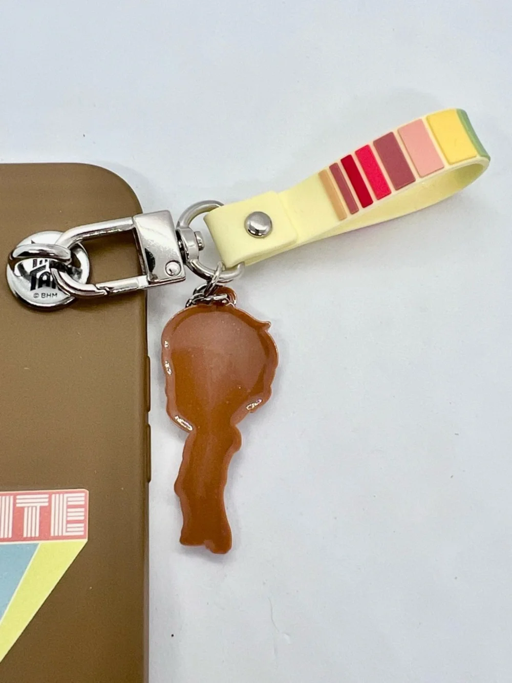 TinyTAN Dynamite iPhone 11 Pro Max Case Charm Brown BTS
